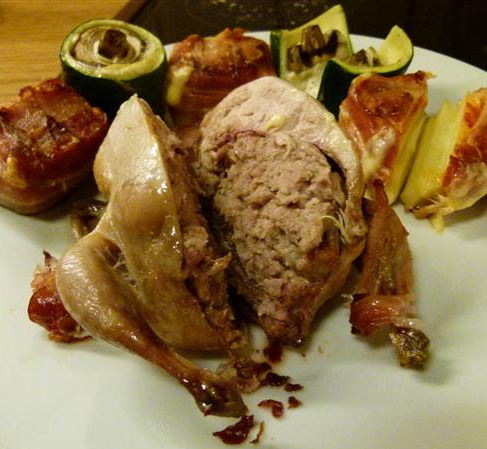 Kwarteltjes uit de oven geparfumeerd met tijm